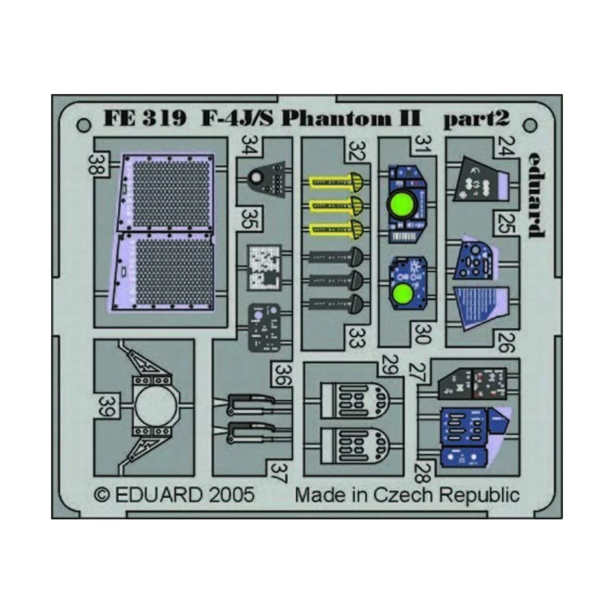 F-4J/S Phantom II, 1/48 - Eduard Accessories FE319