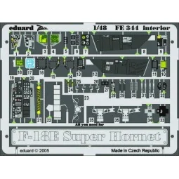 F-18E Super Hornet interior FE344, 1/48 - Eduard Accessories FE344