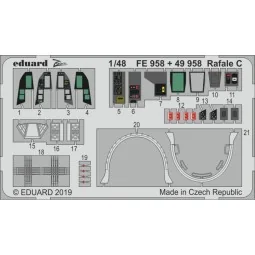 Rafale C for Revell, 1/48 - Eduard Accessories FE958
