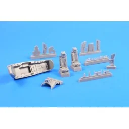 Folland Gnat T.1 - Interior set, 1/48 - CMK 129-4325 2