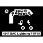 BAC Lightning F1/F1A -Cockpit Set, 1/48 - CMK 129-4347