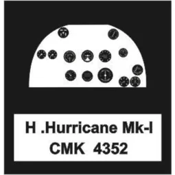 Hawker Hurricane Mk.I-Cockpit Set f.Airf, 1/48 - CMK 129-4352 2