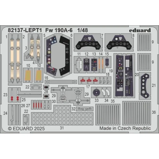 Fw 190A-6 EDUARD-PROFIPACK - Eduard Plastic Kits 82137