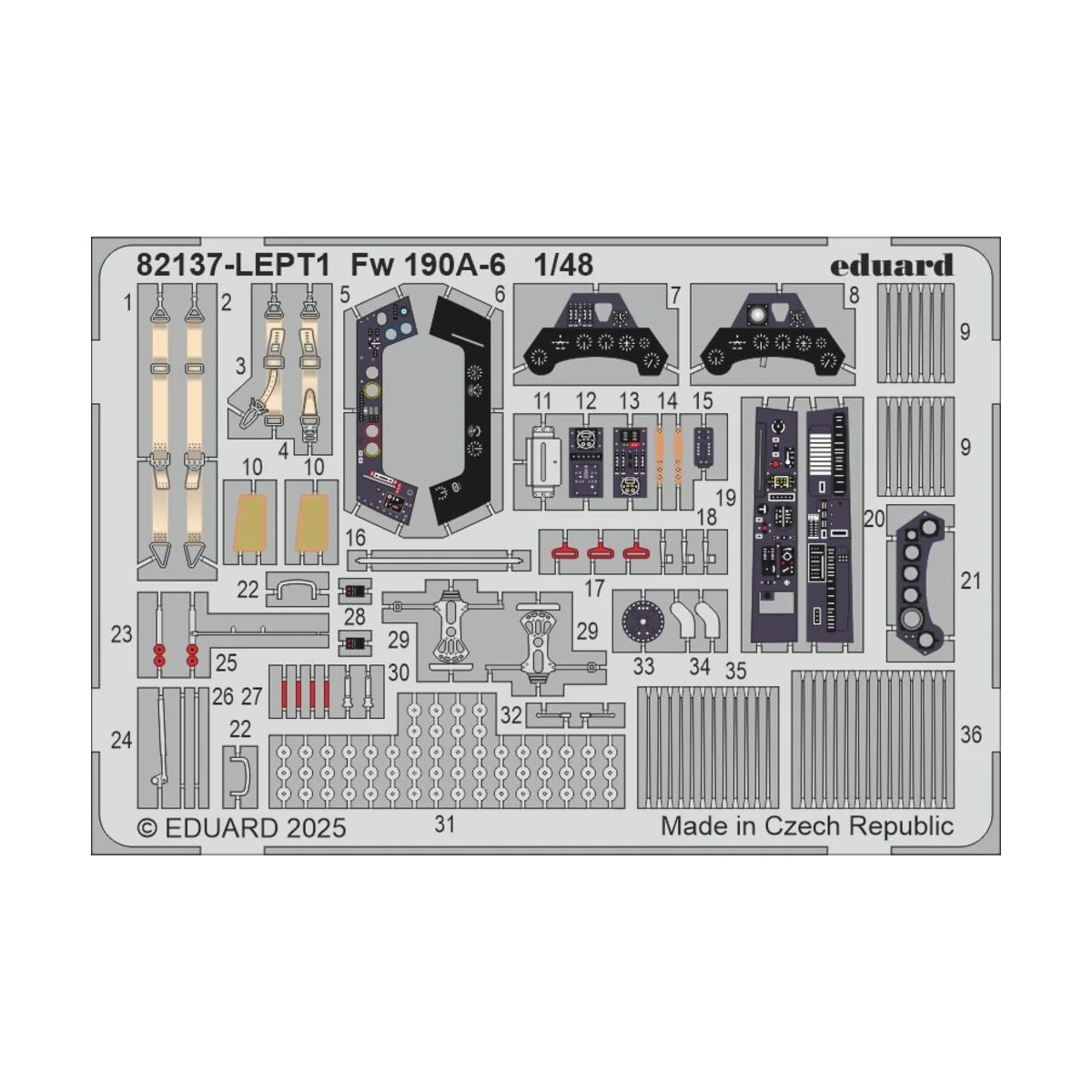 Fw 190A-6 EDUARD-PROFIPACK - Eduard Plastic Kits 82137