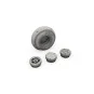 DH.82 Tiger Moth Mainwheels and Tailskid w/Wheel, 1/48 - CMK 129-4413