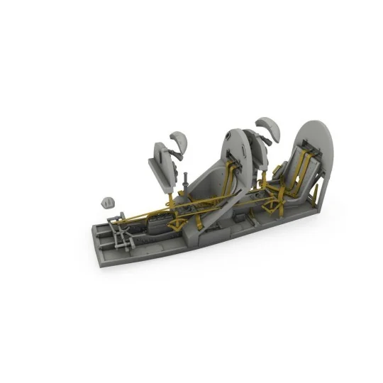 DH.82 Tiger Moth Cockpit Correction Set, 1/48 - CMK 129-4407