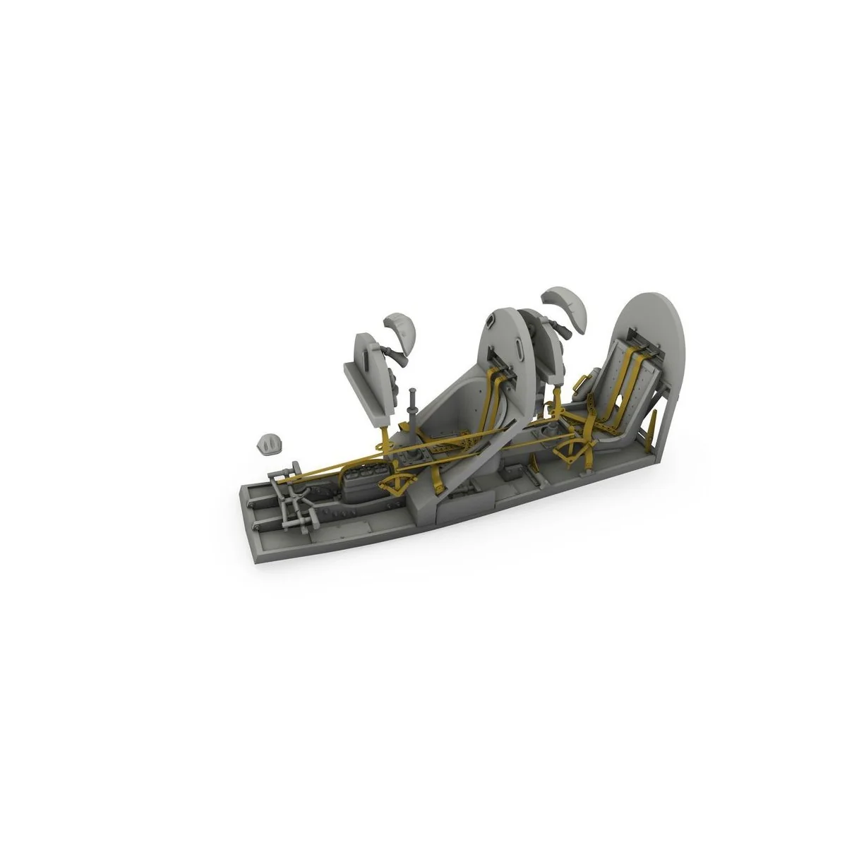DH.82 Tiger Moth Cockpit Correction Set, 1/48 - CMK 129-4407