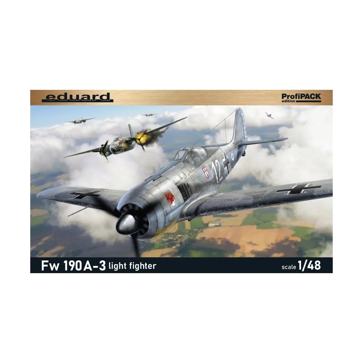 Fw 190A-3 light fighter  Profipack - Eduard Plastic Kits 82141
