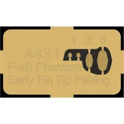 F-4B Phantom Early Fin Tip Fairing and Rudder (separate), 1/48 - CM... 2