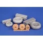 B-26B/C Marauder Undercarriage Wheels / for ICM kit, 1/48 - CMK 129...