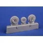 F9F Panther Wheels Set / for Trumpeter kits, 1/48 - CMK 129-4489