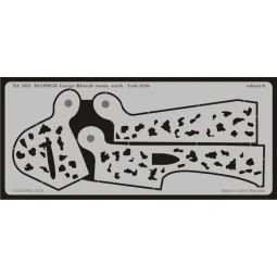 Bf109F/G Schablone große Flecken - Eduard Accessories XF562 2