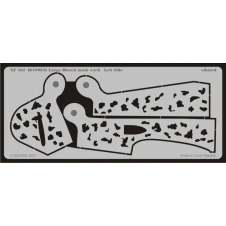 Bf109F/G Schablone große Flecken - Eduard Accessories XF562