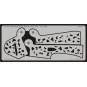 Bf109F/G Schablone große Flecken - Eduard Accessories XF562