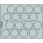King Tiger Wheel Mask, 1/35 - Eduard Accessories XT060
