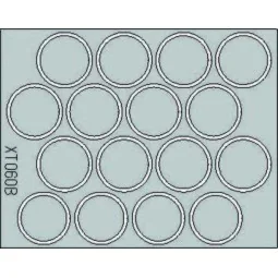 King Tiger Wheel Mask, 1/35 - Eduard Accessories XT060 2