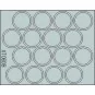 King Tiger Wheel Mask, 1/35 - Eduard Accessories XT060