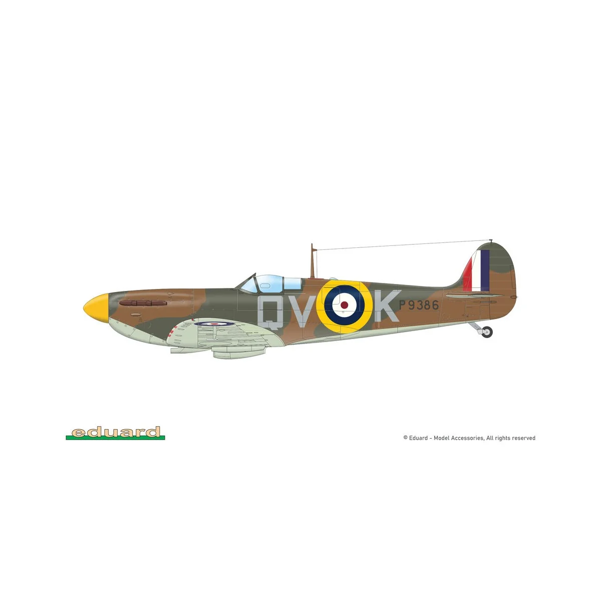 Spitfire Mk.Ia, 1/48 - Eduard Plastic Kits 82151