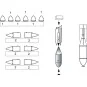 WWII Soviet Bombs FAB 100kg (6pcs), 1/48 - CMK 129-4270