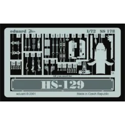 Henschel Hs-129, 1/72 - Eduard Accessories SS178