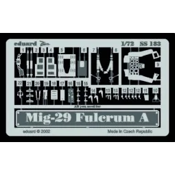 MiG-29 Fulcrum A, 1/72 - Eduard Accessories SS183