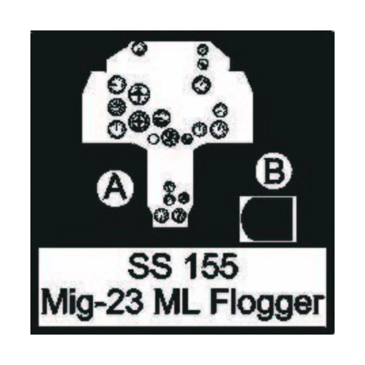 MiG-23 ML Flogger, 1/72 - Eduard Accessories SS155