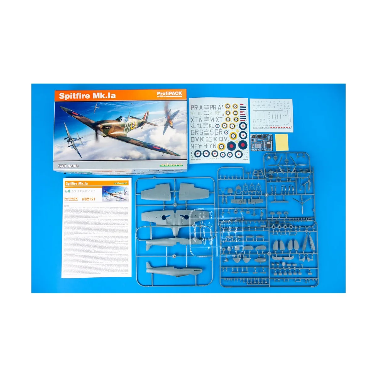 Spitfire Mk.Ia, 1/48 - Eduard Plastic Kits 82151