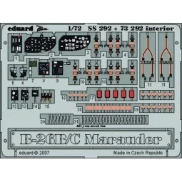 B-26B/C Marauder interior für Hasegawa-Bausatz, 1/72 - Eduard Acces...