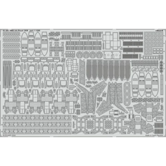 HMS Ark Royal 1939, 1/350 - Eduard Accessories BIG5372
