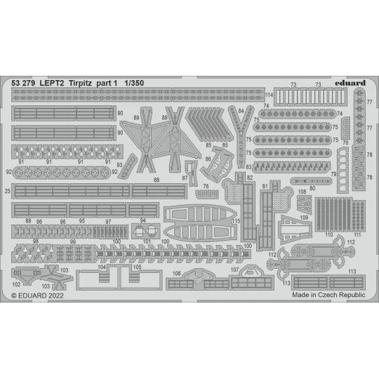 Tirpitz, 1/350 - Eduard Accessories BIG5365
