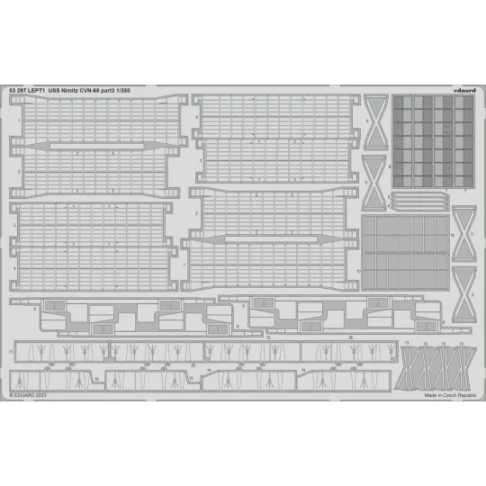 USS Nimitz CVN-68 PART I, 1/350 - Eduard Accessories BIG5369