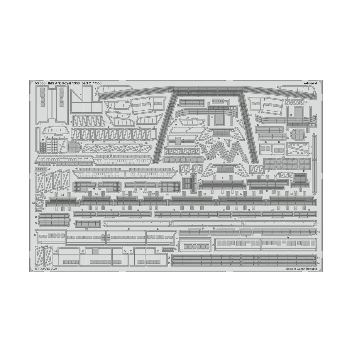 HMS Ark Royal 1939, 1/350 - Eduard Accessories BIG5372