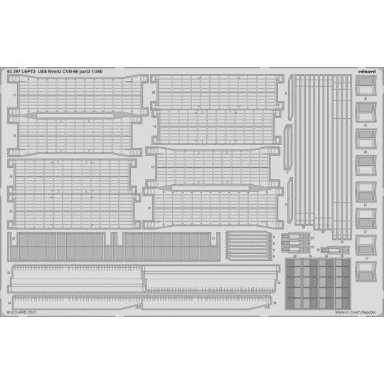 USS Nimitz CVN-68 PART I, 1/350 - Eduard Accessories BIG5369