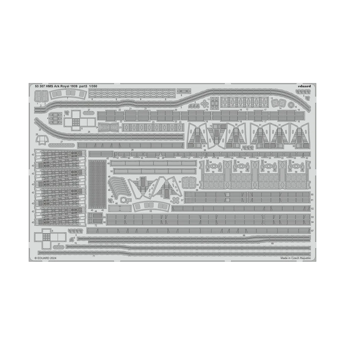 HMS Ark Royal 1939, 1/350 - Eduard Accessories BIG5372