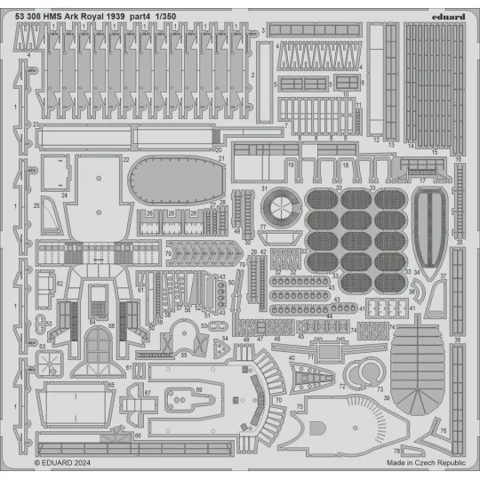 HMS Ark Royal 1939, 1/350 - Eduard Accessories BIG5372