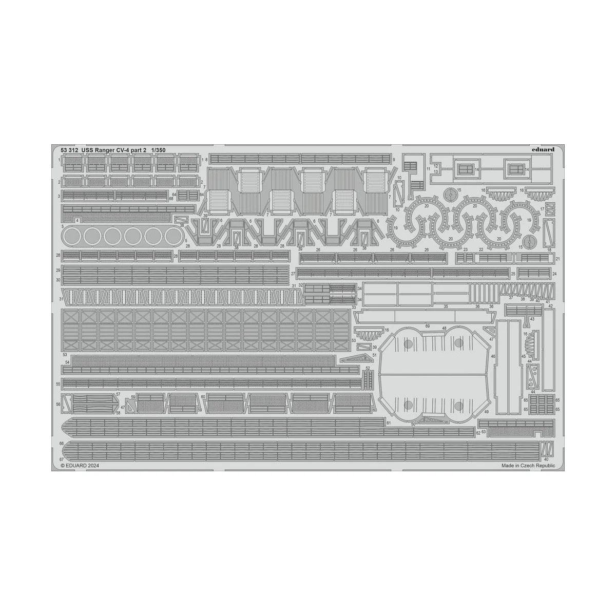 USS Ranger CV-4 0, 1/350 - Eduard Accessories BIG5374