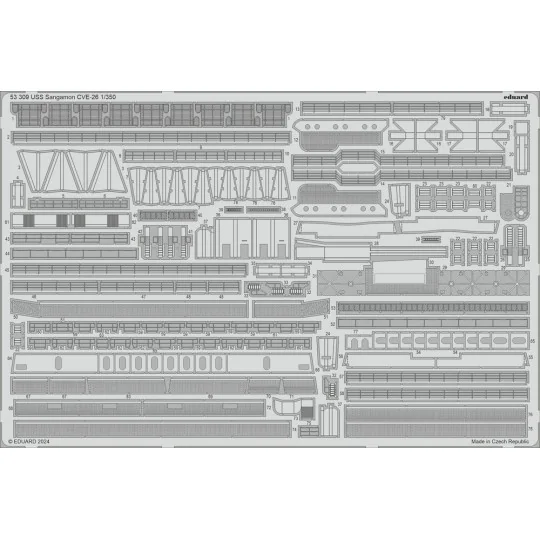 USS Sangamon CVE-26, 1/350 - Eduard Accessories BIG5373