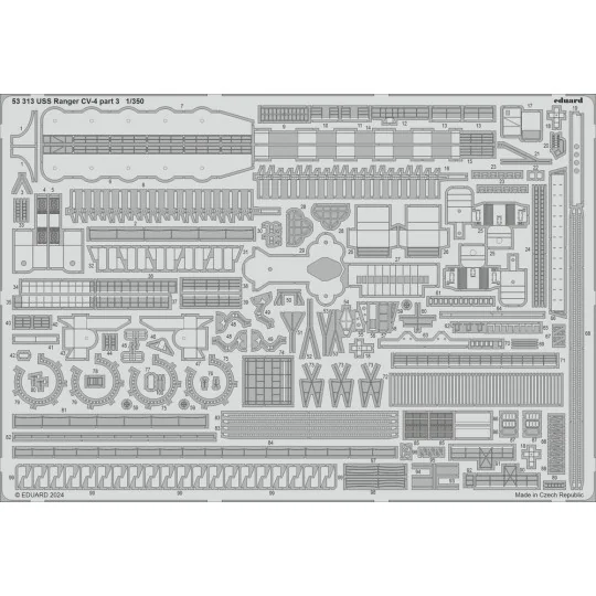 USS Ranger CV-4 0, 1/350 - Eduard Accessories BIG5374