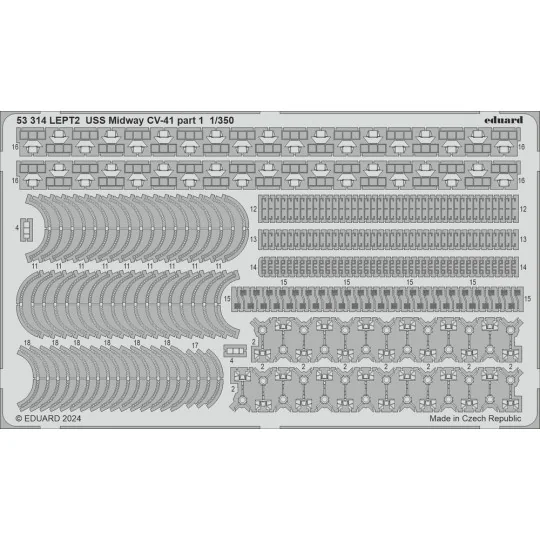 USS Midway CV-41 TRUMPETER, 1/350 - Eduard Accessories BIG5375