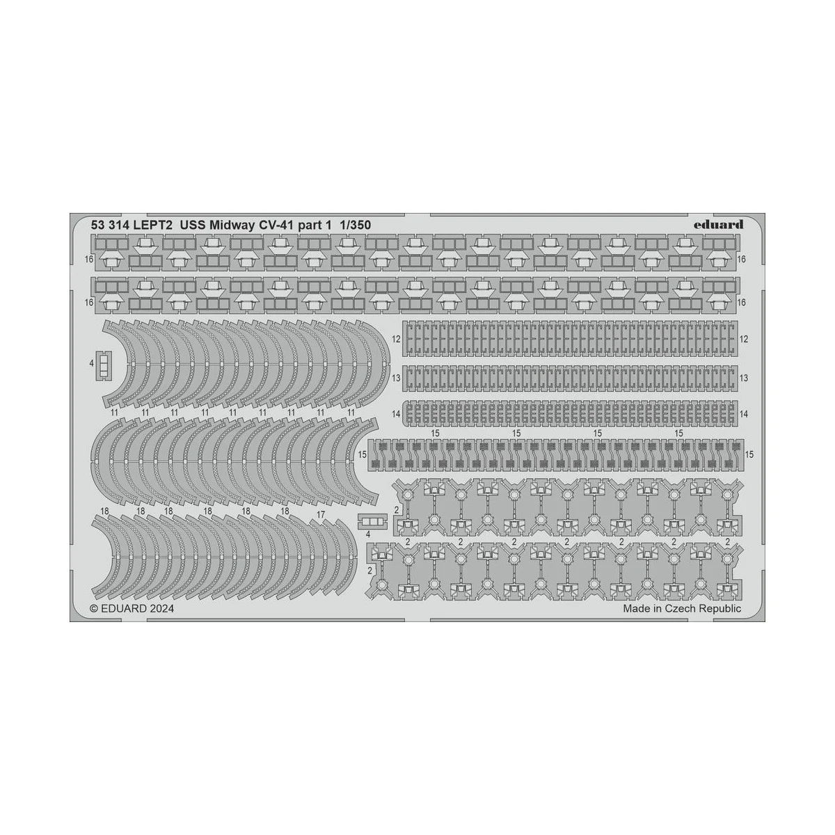 USS Midway CV-41 TRUMPETER, 1/350 - Eduard Accessories BIG5375