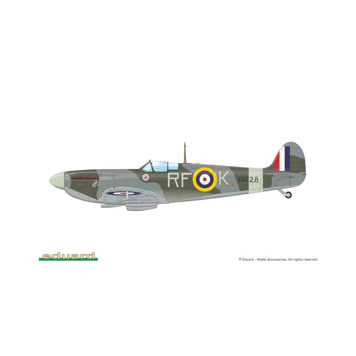 Spitfire Mk.Ia, 1/48 - Eduard Plastic Kits 82151