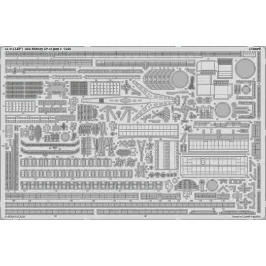 USS Midway CV-41 TRUMPETER, 1/350 - Eduard Accessories BIG5375