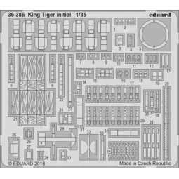 King Tiger initial for Takom, 1/35 - Eduard Accessories BIG3592 2