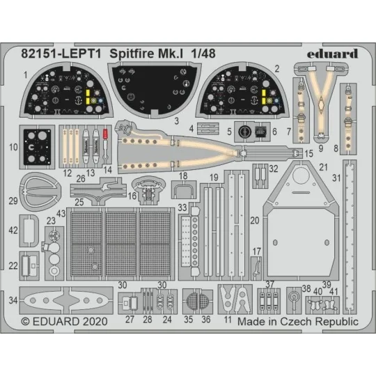 Spitfire Mk.Ia - Eduard Plastic Kits 82151