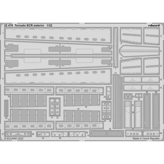 Tornado ECR for ITALERI, 1/32 - Eduard Accessories BIG33142
