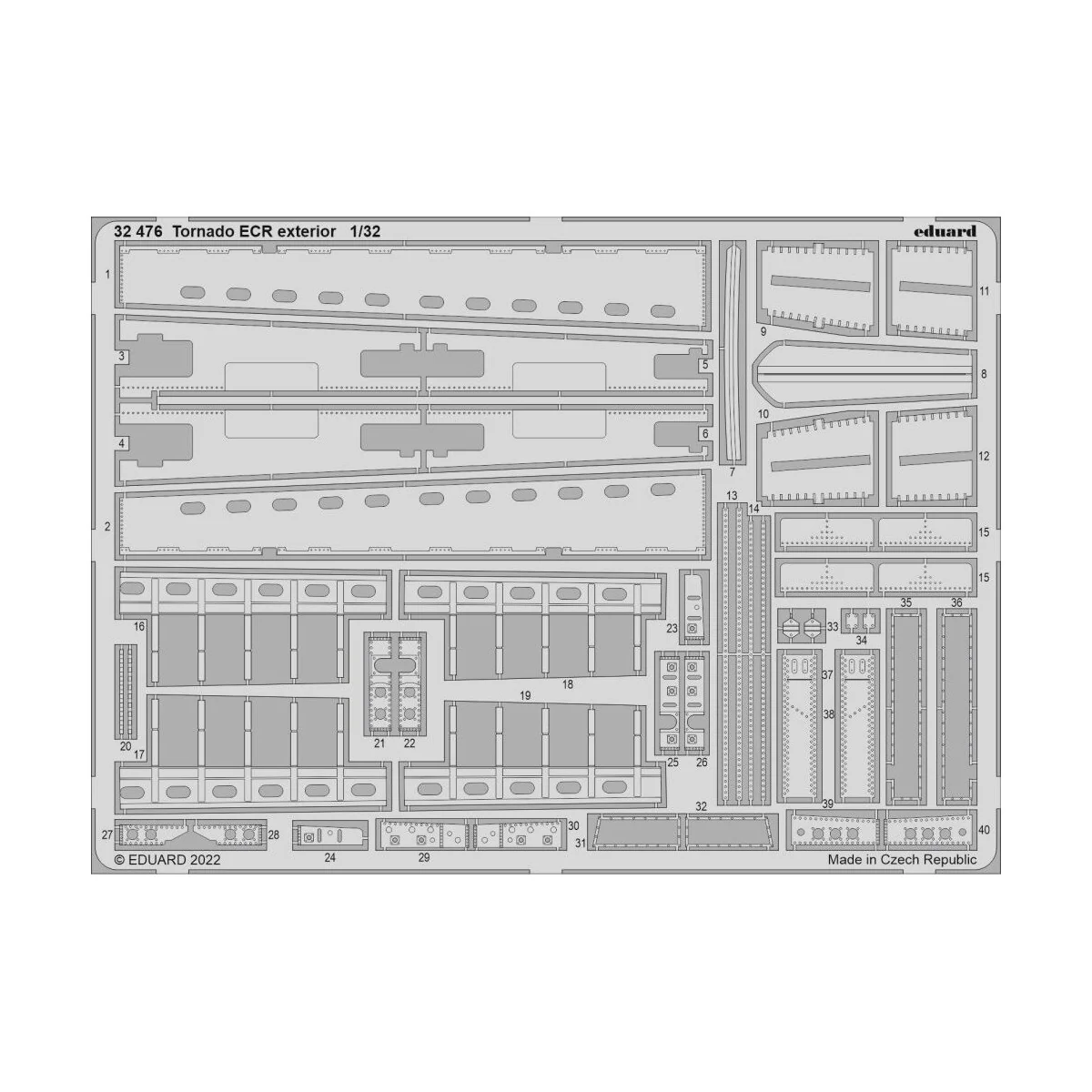Tornado ECR for ITALERI, 1/32 - Eduard Accessories BIG33142