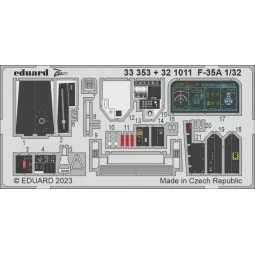 F-35A 1/32 TRUMPETER, 1/35 - Eduard Accessories BIG33155 2