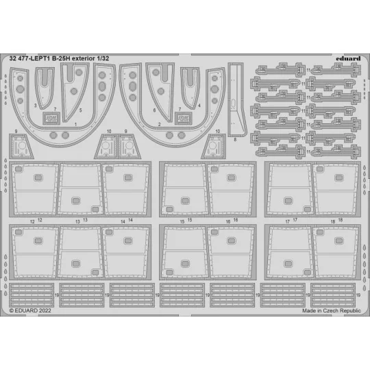 B-25H for HKM, 1/32 - Eduard Accessories BIG33143