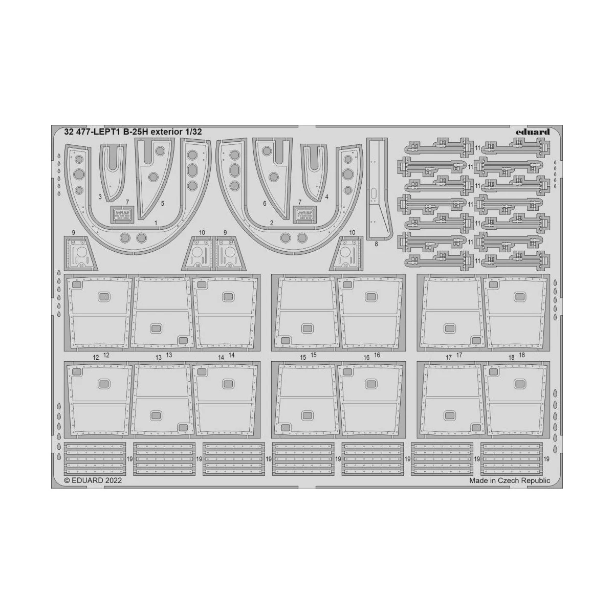 B-25H for HKM, 1/32 - Eduard Accessories BIG33143