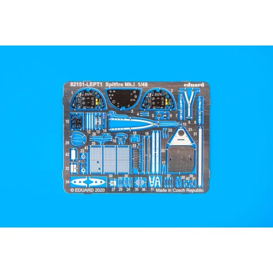 Spitfire Mk.Ia, 1/48 - Eduard Plastic Kits 82151